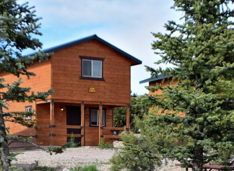 a singular cabin