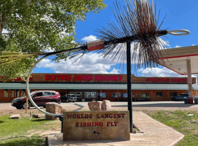 The Worlds Largest Fly Fishing Fly at Dutch John Resort